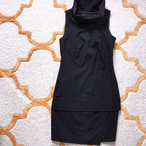 Cowlneck Black Zara Dress